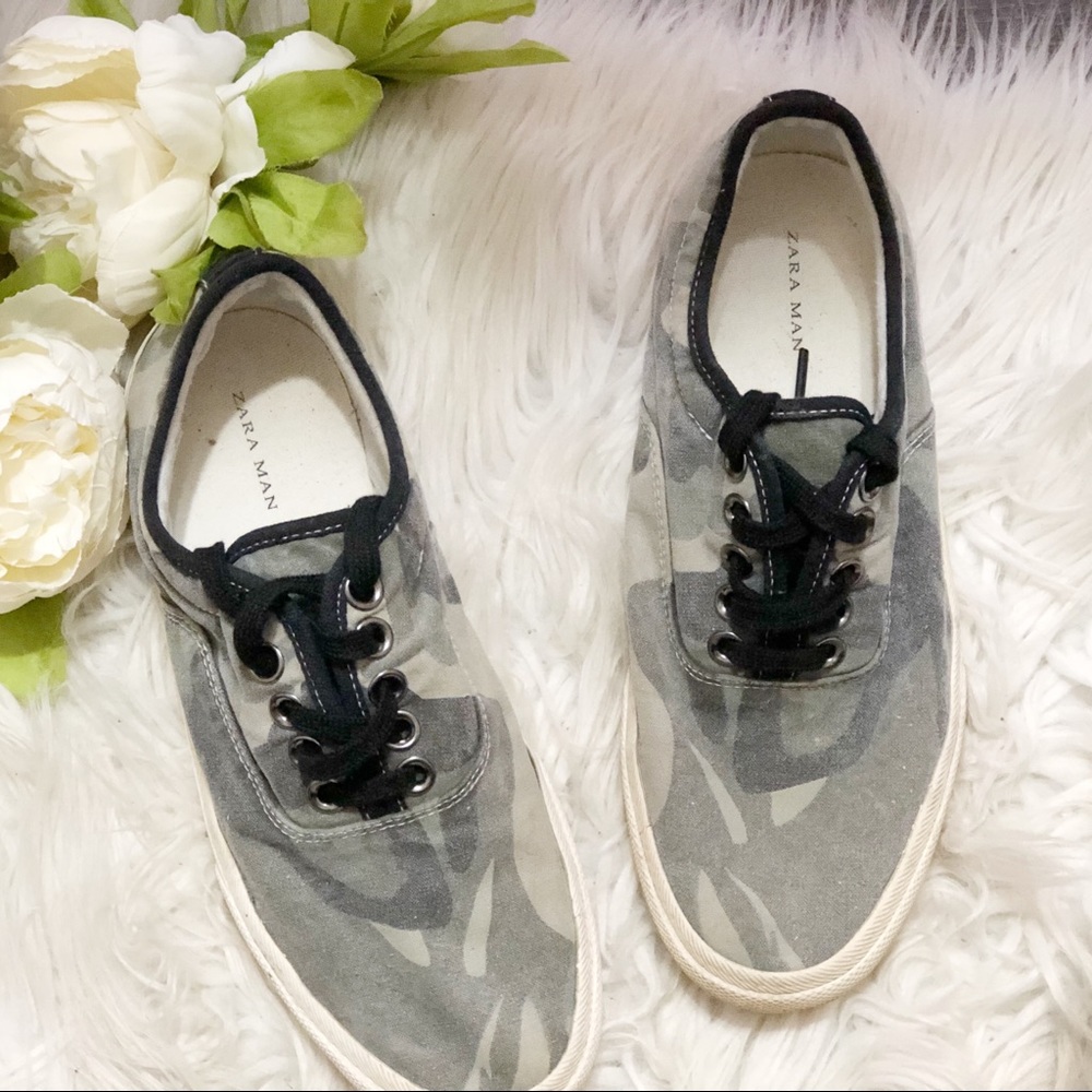 Zara man camouflage sneakers